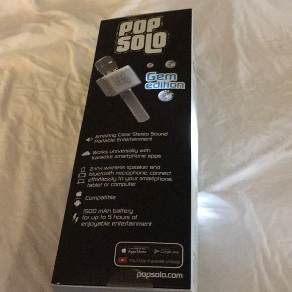 Pop Solo Gem Edition Karaoke Microphone and Speaker - Picture 5 of 10